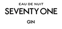 EAU DE NUIT SEVENTY ONE GIN trademark