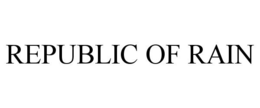 REPUBLIC OF RAIN trademark