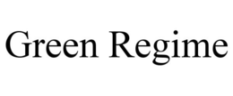 GREEN REGIME trademark
