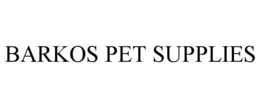 BARKOS PET SUPPLIES trademark