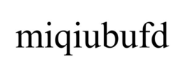 MIQIUBUFD trademark