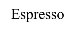 ESPRESSO trademark