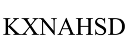 KXNAHSD trademark