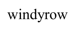 WINDYROW trademark