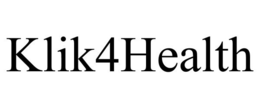 KLIK4HEALTH trademark