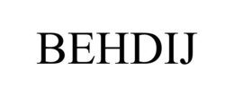BEHDIJ trademark