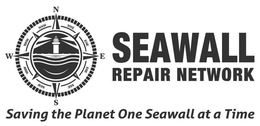 SEAWALL REPAIR NETWORK N E S W NNE ENE ESE SSE SSW WSW WNW NNW SAVING THE PLANET ONE SIDE WALL AT A TIME trademark
