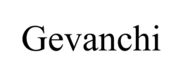 GEVANCHI trademark