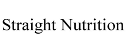 STRAIGHT NUTRITION trademark