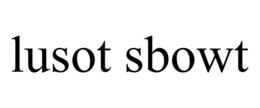 LUSOT SBOWT trademark