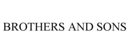 BROTHERS AND SONS trademark