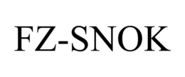 FZ-SNOK trademark