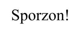 SPORZON! trademark