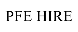 PFE HIRE trademark