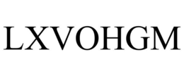 LXVOHGM trademark