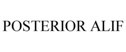 POSTERIOR ALIF trademark