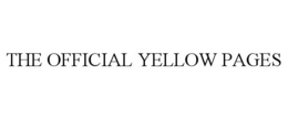 THE OFFICIAL YELLOW PAGES trademark