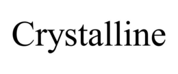 CRYSTALLINE trademark