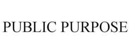 PUBLIC PURPOSE trademark