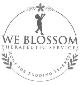 WE BLOSSOM THERAPEUTIC SERVICES HOME FOR BUDDING LEARNERS trademark