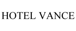 HOTEL VANCE trademark