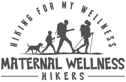 HIKING FOR MY WELLNESS MATERNAL WELLNESS HIKERS trademark