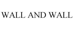 WALL AND WALL trademark