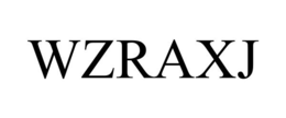 WZRAXJ trademark