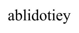 ABLIDOTIEY trademark