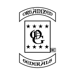 OG ORGANIZED GENERALS MC trademark