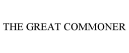THE GREAT COMMONER trademark
