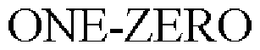 ONE-ZERO trademark