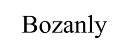 BOZANLY trademark