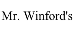 MR. WINFORD'S trademark