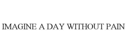 IMAGINE A DAY WITHOUT PAIN trademark