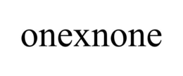 ONEXNONE trademark