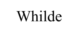 WHILDE trademark
