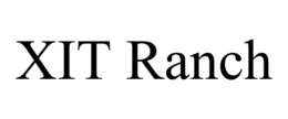 XIT RANCH trademark