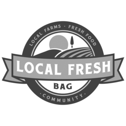 LOCAL FARMS FRESH FOOD COMMUNITY LOCAL FRESH BAG trademark