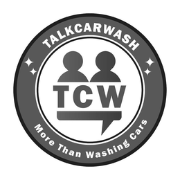 TALKCARWASH MORE THAN WASHING CARS TCW trademark
