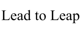 LEAD TO LEAP trademark