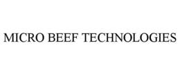 MICRO BEEF TECHNOLOGIES trademark