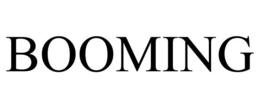BOOMING trademark