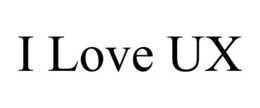 I LOVE UX trademark