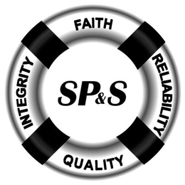 SP&S FAITH INTEGRITY RELIABILITY QUALITY trademark