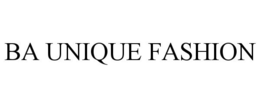 BA UNIQUE FASHION trademark