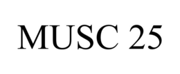 MUSC 25 trademark
