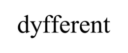 DYFFERENT trademark