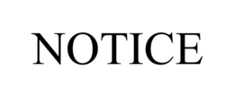 NOTICE trademark