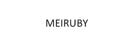 MEIRUBY trademark